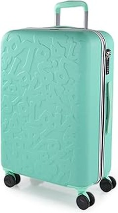 ¿Cuánto cuesta una maleta rígida resistente para vuelos y trenes?