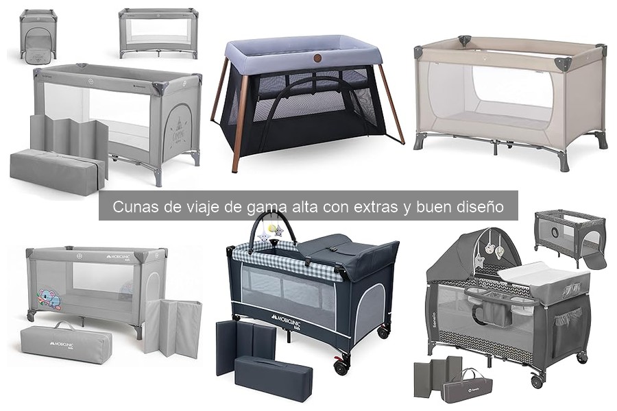 Accesorios esenciales para cunas de viaje de gama alta