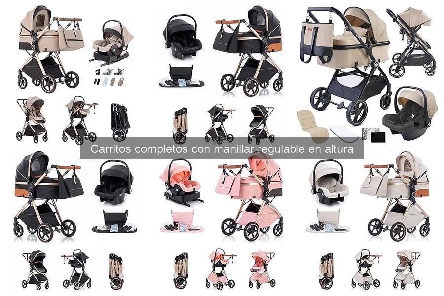 Accesorios recomendados para carritos con manillar regulable