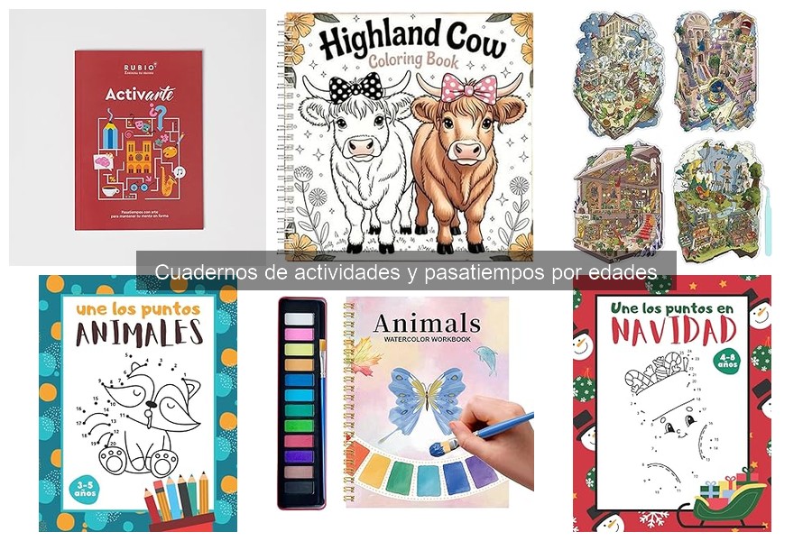Actividades creativas para complementar cuadernos de pasatiempos