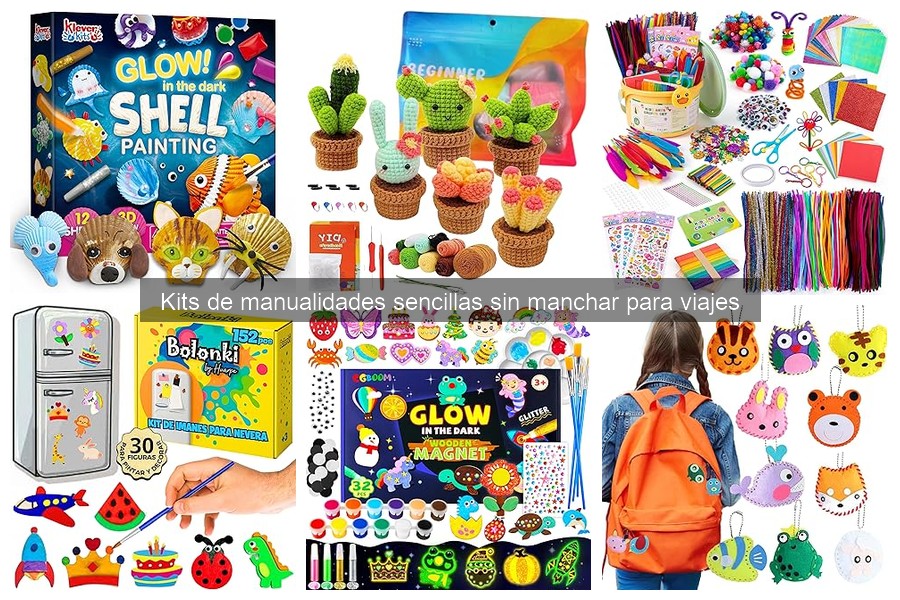 Actividades creativas para niños con kits de manualidades
