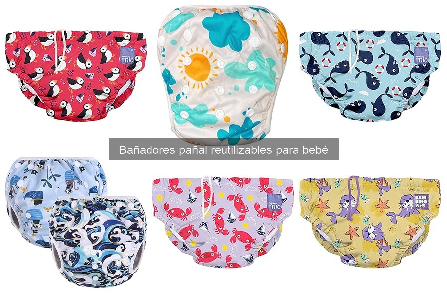 Alternativas a bañadores pañal reutilizables para bebé