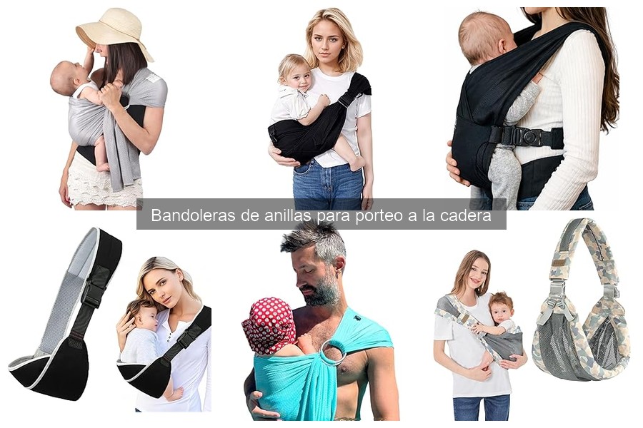 Alternativas a bandoleras de anillas para porteo de bebés