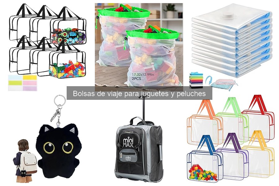 Alternativas a bolsas de viaje para juguetes y peluches