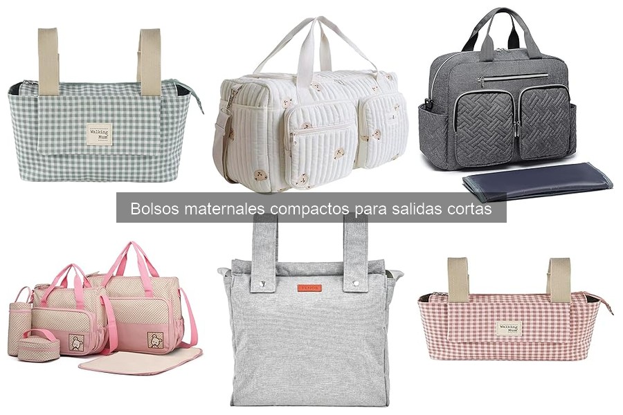 Alternativas a bolsos maternales compactos para salidas cortas