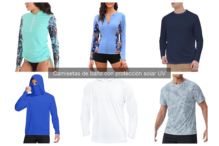 Alternativas a camisetas de baño con protección solar UV