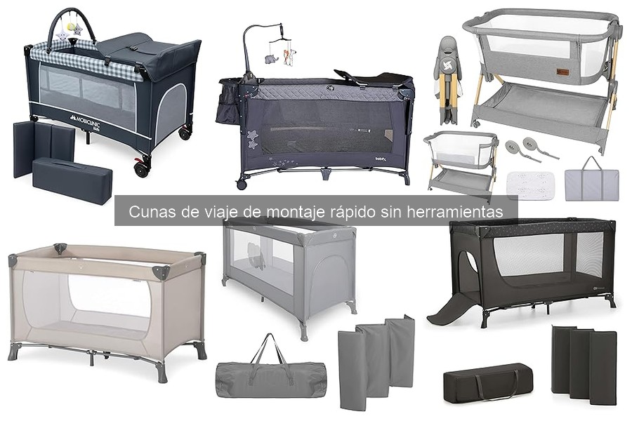 Alternativas a cunas de viaje sin herramientas para bebés