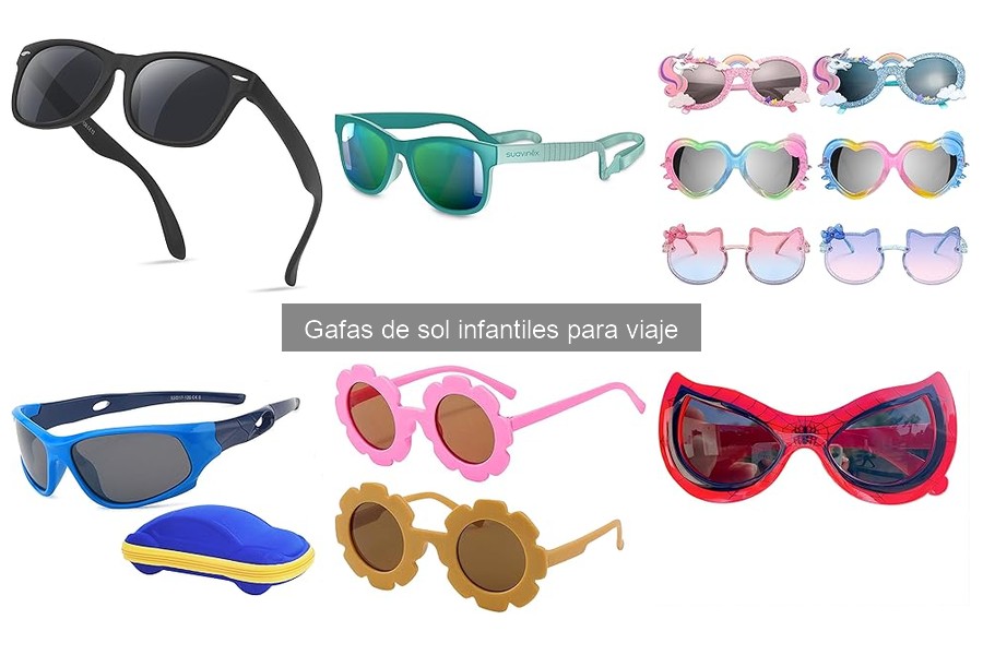 Alternativas a gafas de sol infantiles para proteger del sol