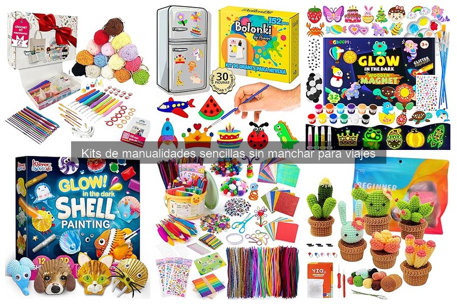 Alternativas a kits de manualidades sin manchar para viajes