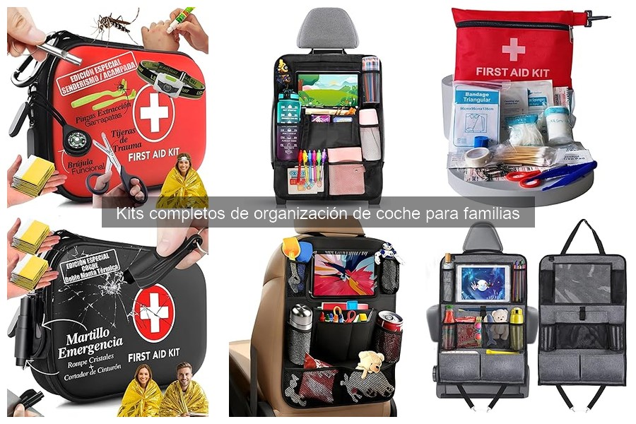 Alternativas a kits de organización de coche para familias