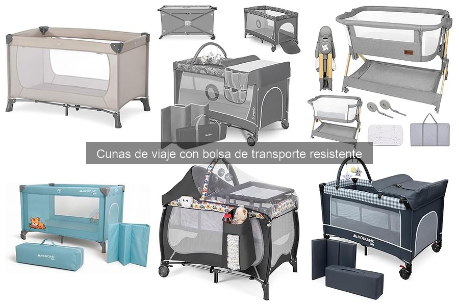 Alternativas a la cuna de viaje con bolsa de transporte