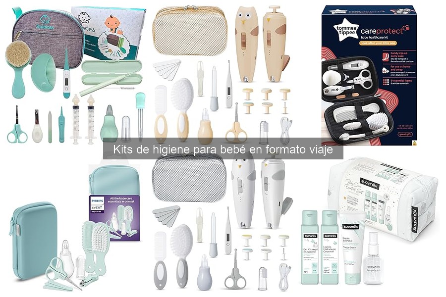 Alternativas a los kits de higiene para bebé en formato viaje