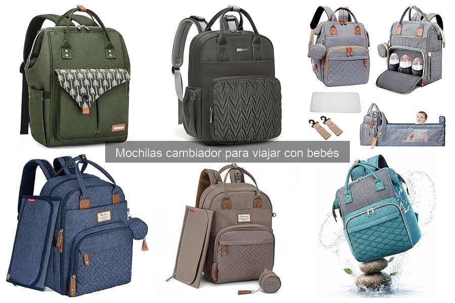 Alternativas a mochilas cambiador para salir con bebés
