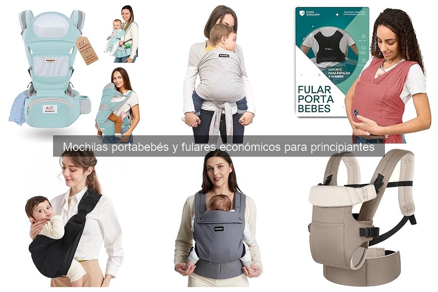 Alternativas a mochilas portabebés: fulares y más