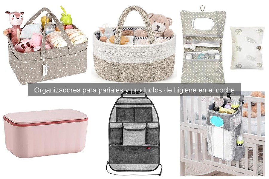 Alternativas a organizadores de pañales en el coche