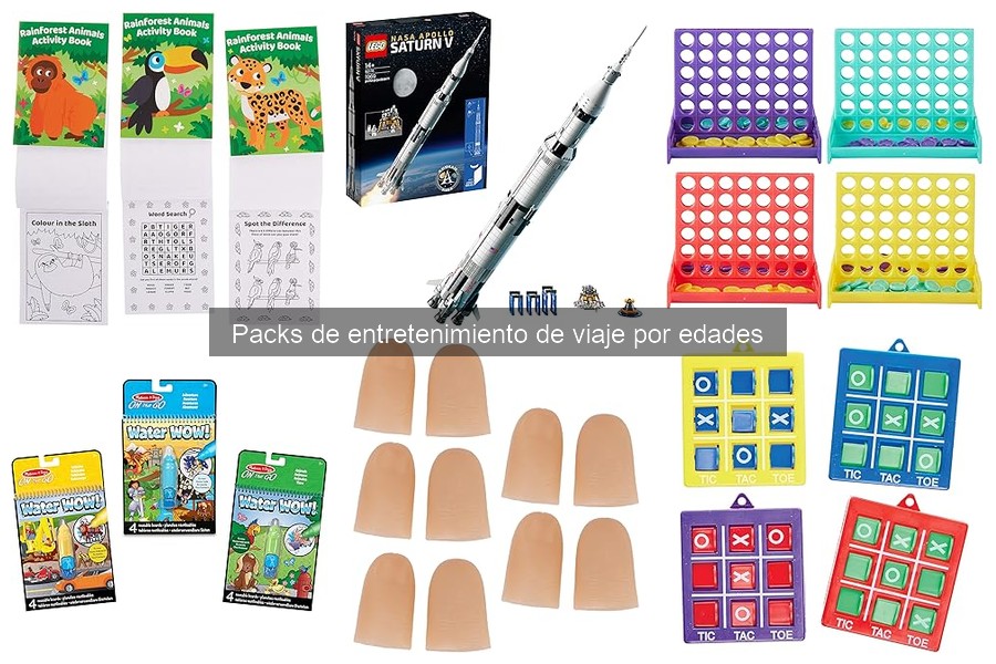 Alternativas a packs de entretenimiento para viajes con niños
