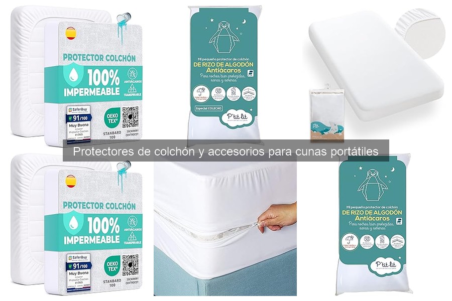 Alternativas a protectores de colchón para cunas portátiles