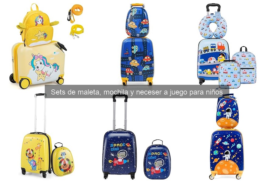 Alternativas a sets de maleta y mochila para niños