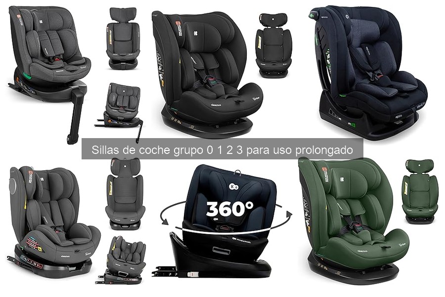 Alternativas a sillas de coche grupo 0 1 2 3 para niños
