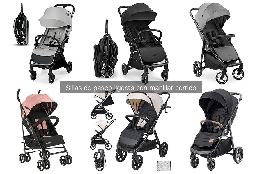 Alternativas a sillas de paseo ligeras con manillar corrido