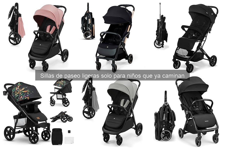 Alternativas a sillas de paseo ligeras para niños caminantes
