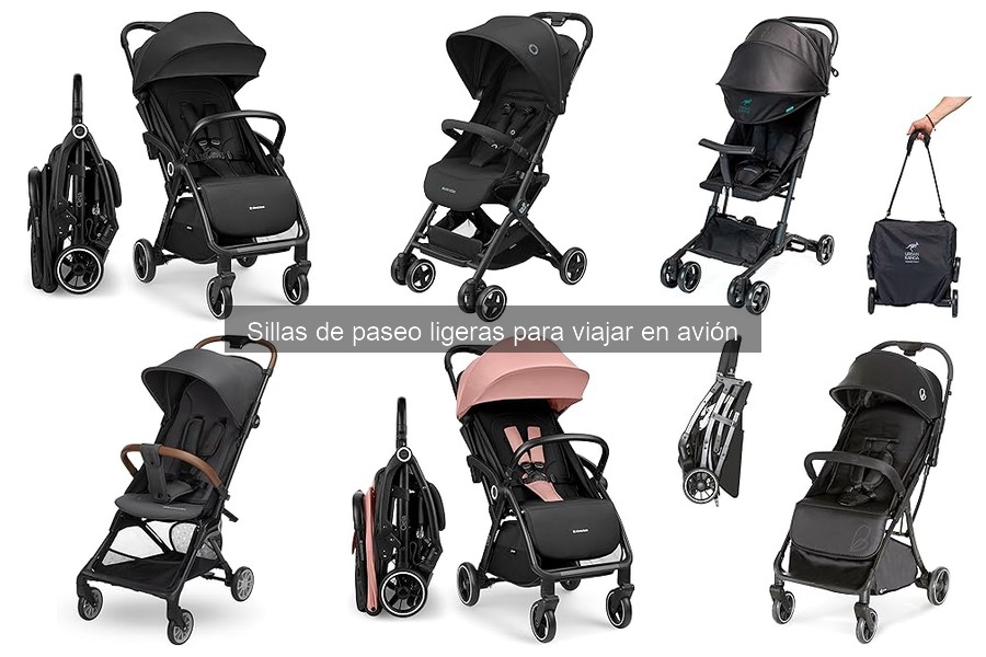 Alternativas a sillas de paseo ligeras para viajar en avión