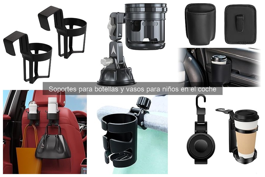 Alternativas a soportes para botellas y vasos en el coche