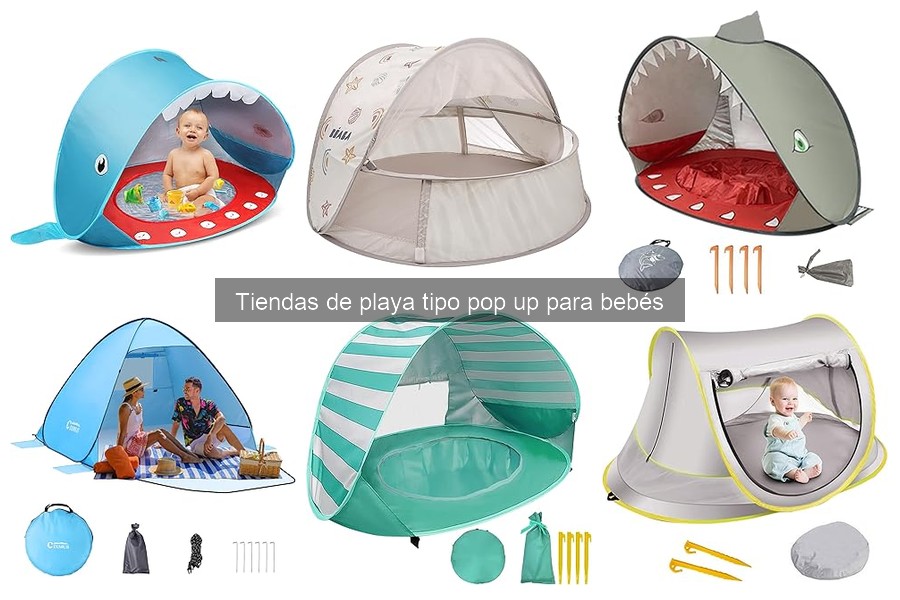 Alternativas a tiendas pop up para proteger a bebés en la playa