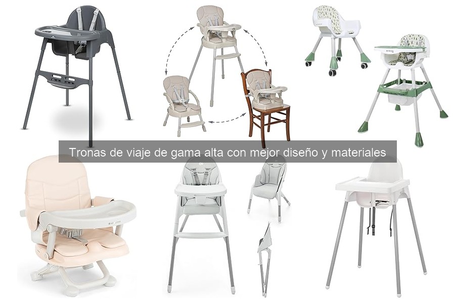Alternativas a tronas de viaje de gama alta para bebés