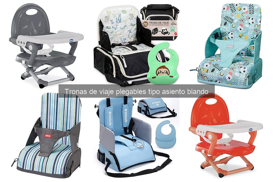 Alternativas a tronas de viaje plegables para tu bebé