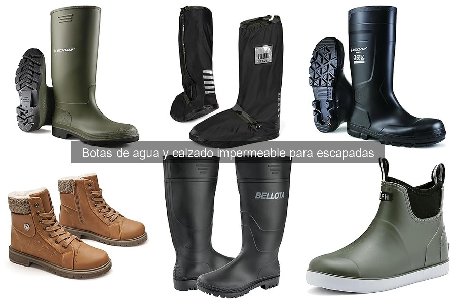 Alternativas al calzado impermeable para actividades con niños