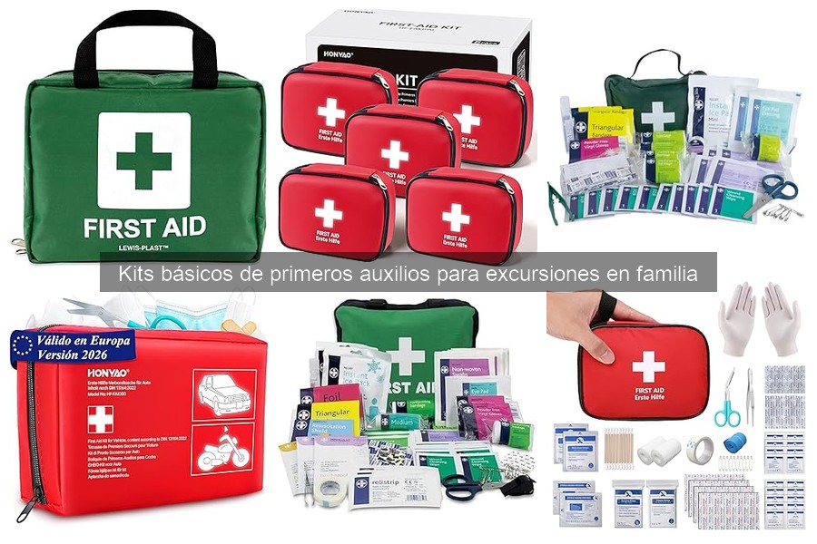 Alternativas al kit de primeros auxilios para excursiones familiares