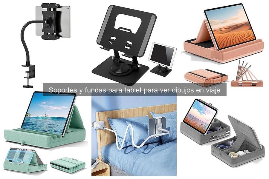 Alternativas innovadoras a soportes de tablet para viajar