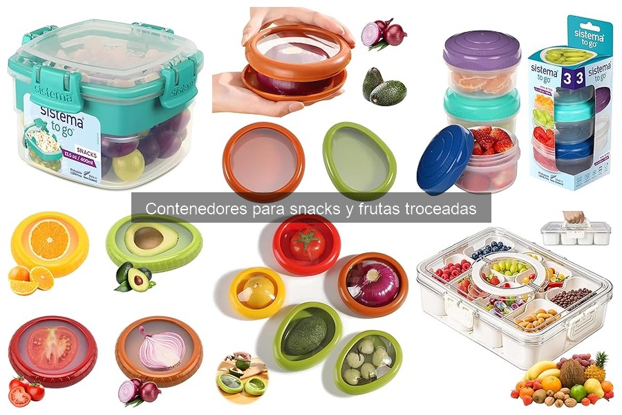 Beneficios de usar contenedores para snacks y frutas troceadas