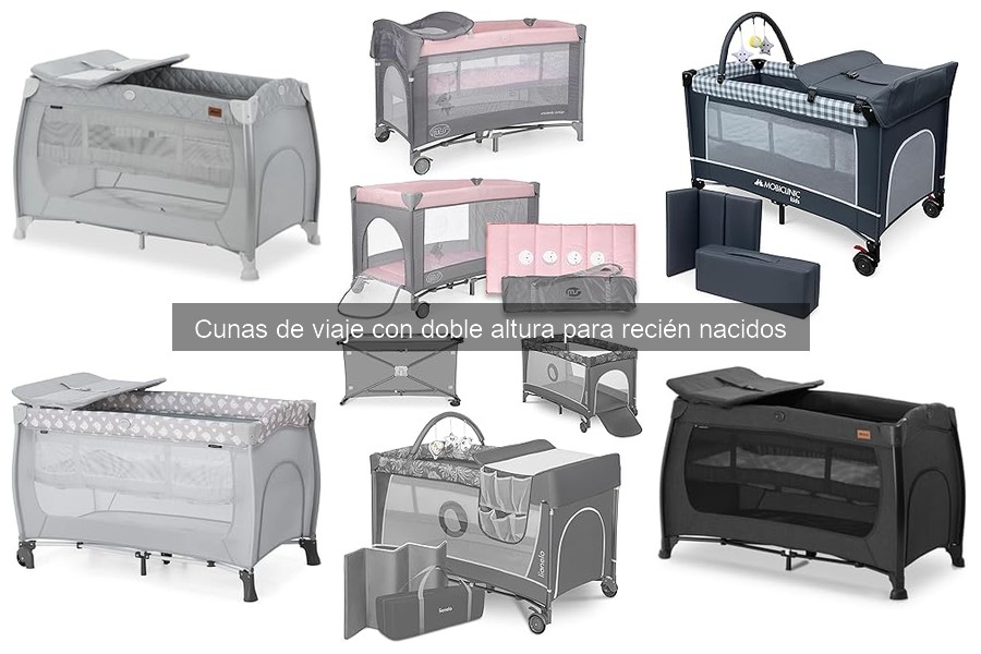 Beneficios de usar cunas de viaje de doble altura para bebés