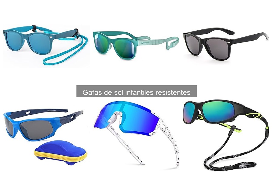 Beneficios de usar gafas de sol resistentes en niños