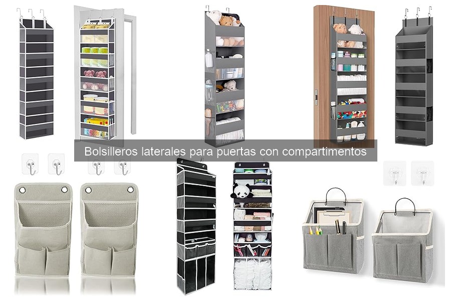 Capacidad de los bolsilleros laterales para artículos de bebés