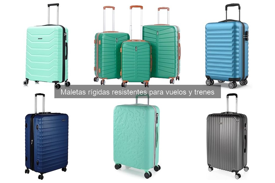 Características de maletas rígidas resistentes para viajes