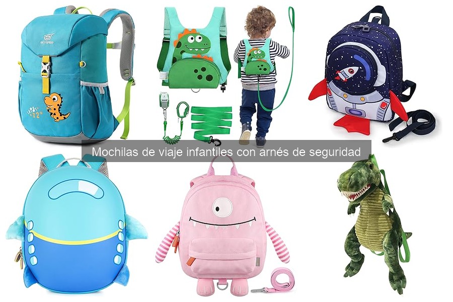 Características esenciales de mochilas infantiles con arnés