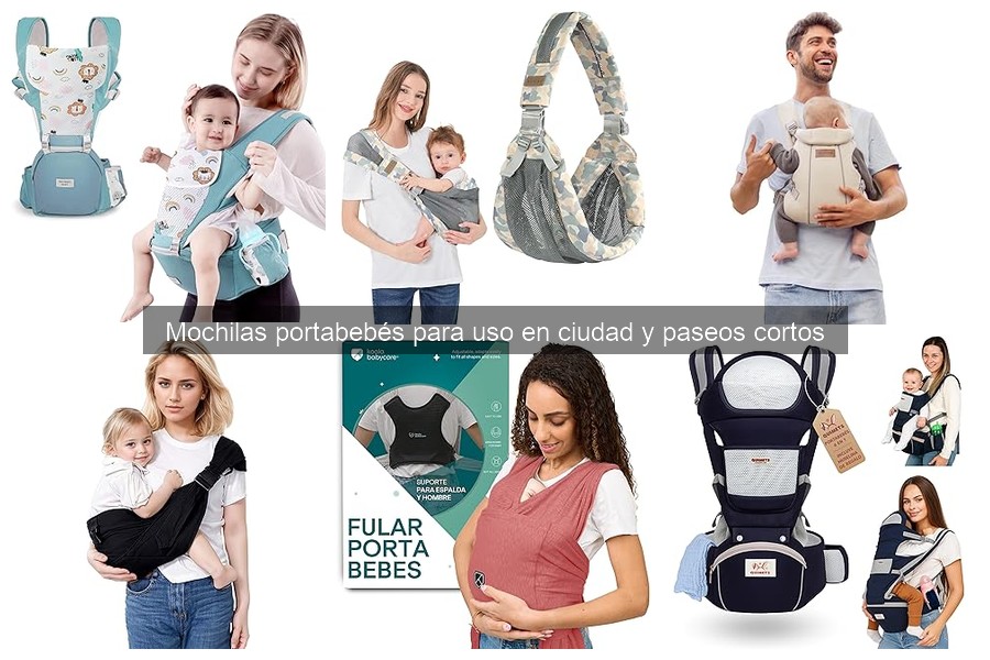 Características esenciales de mochilas portabebés urbanas