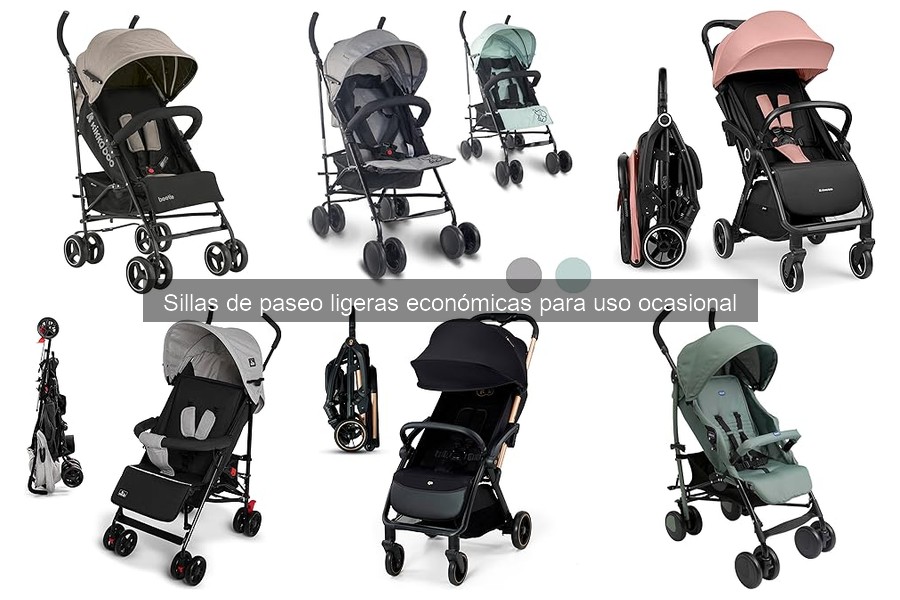 Características esenciales de sillas de paseo ligeras económicas