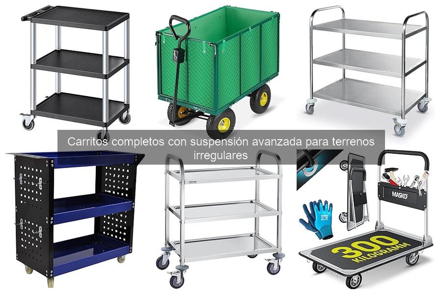 Carritos con Suspensión Avanzada: Beneficios y Características