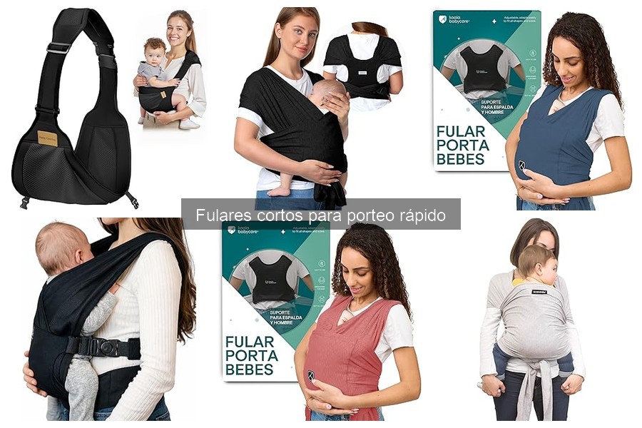 Cómo elegir el fular corto ideal para tu bebé
