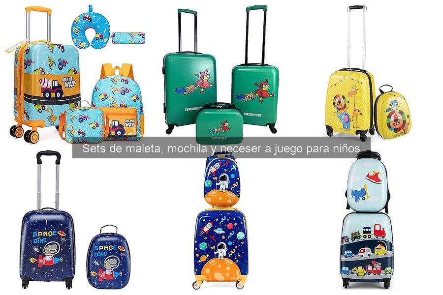 Cómo elegir el mejor set de maleta y mochila para niños