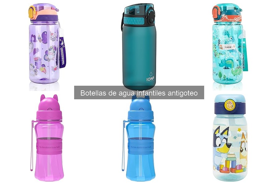 Cómo elegir la mejor botella antigoteo para niños