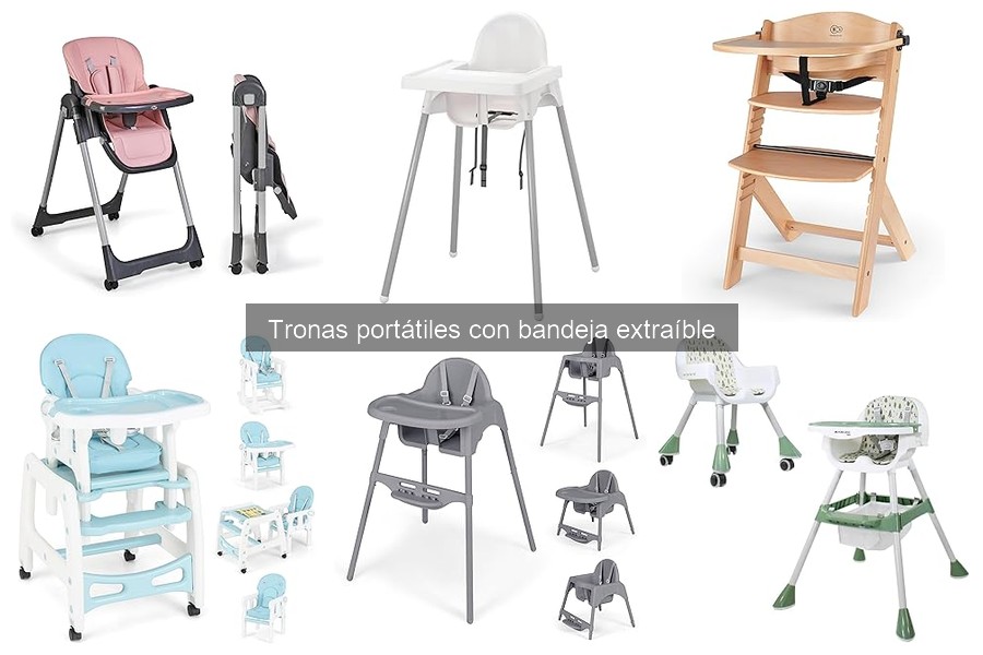 Cómo elegir la mejor trona portátil con bandeja extraíble