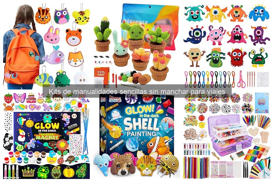 Cómo elegir un kit de manualidades sin manchar para viajes