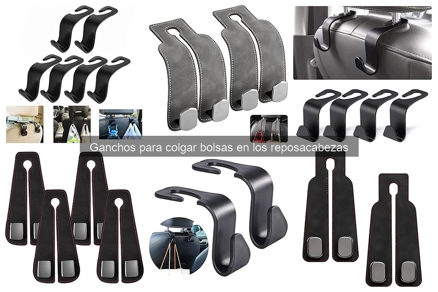 Cómo instalar ganchos para colgar bolsas en el coche