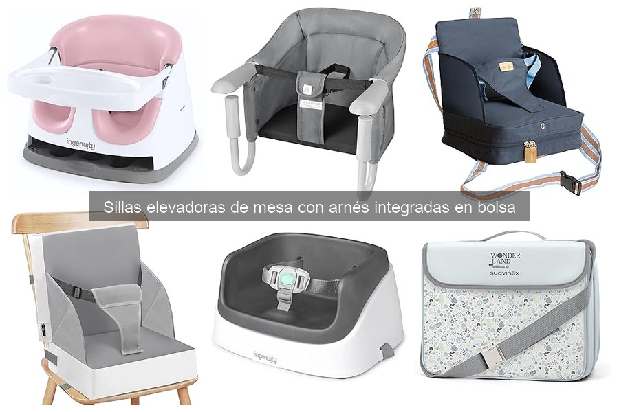 Cómo instalar y usar sillas elevadoras de mesa con arnés