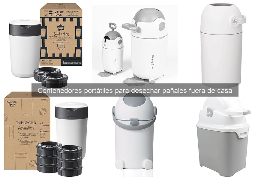 Cómo instalar y usar un contenedor portátil para pañales
